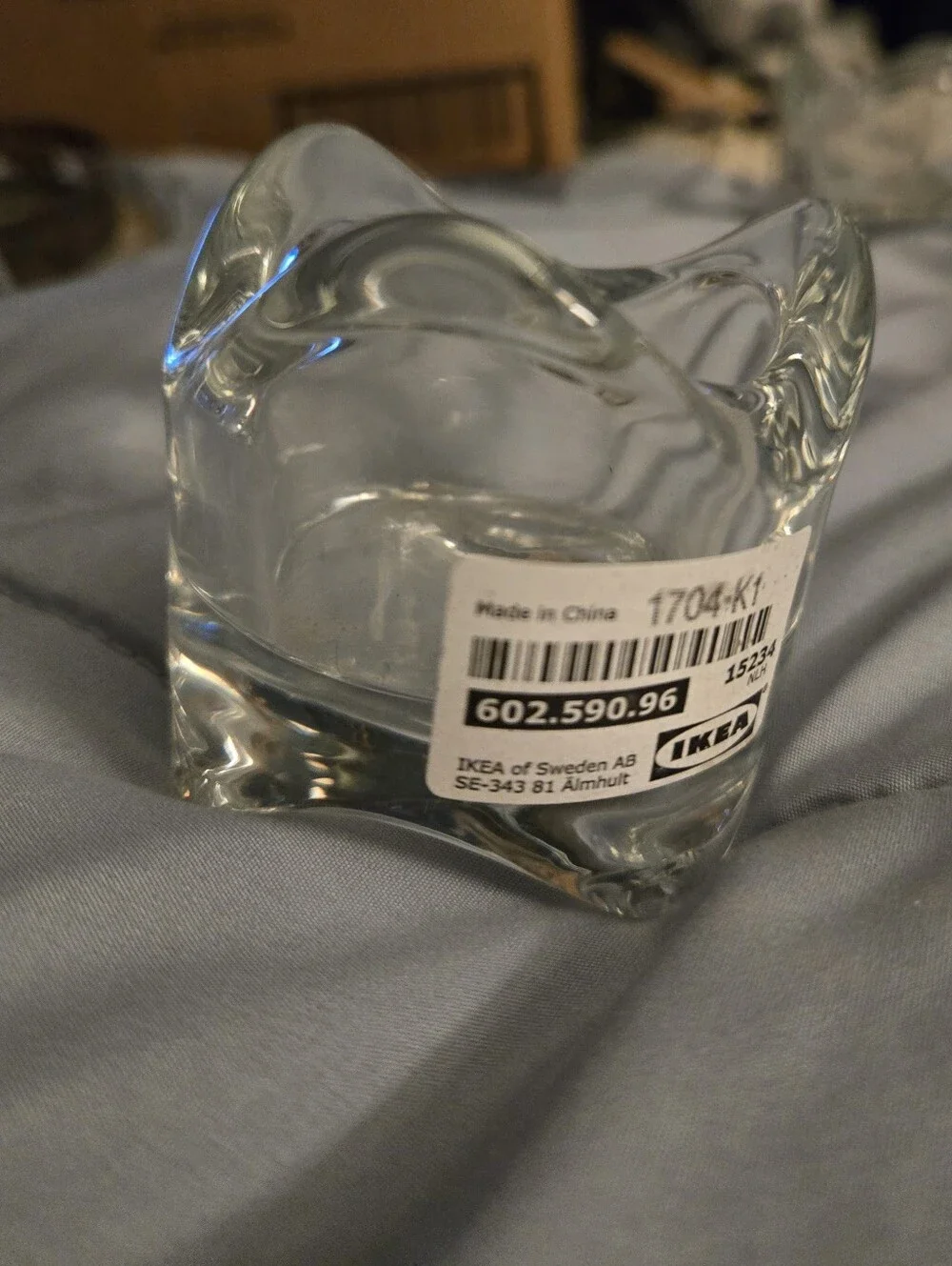Set of 5- 3 Sets Avail IKEA Heavy Glass Tealight Candle Holders for All Season